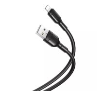 XO kabelis NB212 USB - Lightning 1,0 m 2,1A melns