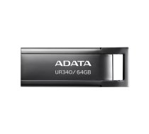 ADATA UR340 USB zibatmiņa 64 GB USB Type-A 3.2 Gen 2 (3.1 Gen 2) Melns