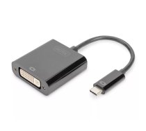 Digitus DA-70829 video kabeļu aksesuārs USB Veids-C DVI Melns