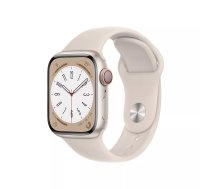 Apple Watch Series 8 OLED 41 mm Digitāls 352 x 430 pikseļi Skārienjūtīgais ekrāns 4G Bēšs Wi-Fi GPS