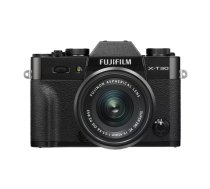 Fujifilm X -T30 II + 15-45mm MILC Body 26,1 MP X-Trans CMOS 4 9600 x 2160 pikseļi Melns