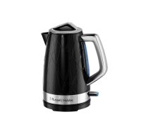 Russell Hobbs 28081-70 elektriskās tējkanna 1,7 L 2400 W Melns, Nerūsējošs tērauds