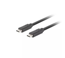 Lanberg CA-CMCM-32CU-0010-BK USB kabelis 1 m USB 3.2 Gen 2 (3.1 Gen 2) USB C Melns