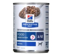 Sausais barības suņiem hill's Prescription Diet z/d Hypoallergenic, 370 g, vistas, pieaugušiem, veterinārā diēta