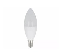 Spuldze LED E14 230V 8W 720lm C37 sveces formas, neitrāli balta 4000K, LEDOM