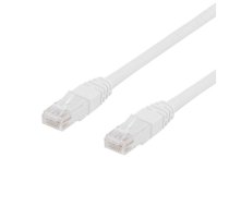 Tīkla kabelis DELTACO U/UTP Cat6, 0.5m, balts / TP-60V-K / 00210001