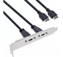 InLine 33446K interfeisa karte/adapteris Iekšējs USB Veids-C