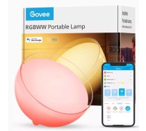 Govee Ambient RGBWW Portable Table Lamp Viedā galda lampa Bluetooth sistēma