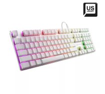 Sharkoon PureWriter RGB Red tastatūra USB QWERTY Amerikāņu angļu valoda Balts