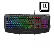 Klaviatūra Sharkoon SKILLER SGK4 Gaming USB QWERTY Itāļu Melna