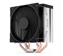 Gaisa dzesētājs ENDORFY Fera 5 120 mm melns — 4 siltuma caurules, 1×120×25 mm FDB ventilators, TDP 220 W, PWM, montāžas komplekts