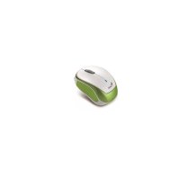 GENIUS MicroTraveler 9000R V3 pele/ 1200 dpi/ bezvadu/ uzlādējama/ balta/ zaļa