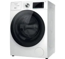 Veļas mazgājamā mašīna ar frontālo ielādi Whirlpool W8 W946WB EE ar 9 kg ietilpību, 1351 apgr./min griešanās ātrumu, energoefektivitātes klasi A un baltā krāsā