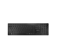 CHERRY KW 9100 SLIM tastatūra RF bezvadu sakari + Bluetooth QWERTY Angļu Melns