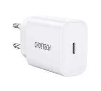 Choetech USB sienas lādētājs C tipa PD 20W, balts (Q5004 V4)