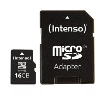 MicroSDHC karte Intenso 16GB Class 10 Melna