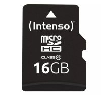 Intenso 3403470 zibatmiņa 16 GB MicroSDHC Klases 4