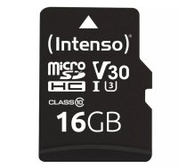 Zibatmiņa Intenso 16GB MicroSDHC UHS-I 3433470