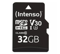 Zibatmiņa Intenso 3433480 32GB MicroSDHC UHS-I Class 10
