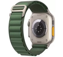 Tech-Protect pulksteņa siksniņa Nylon Pro Apple Watch 42/44/45/49mm, militāri zaļa krāsā