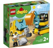 LEGO Duplo kravas automašīna un kāpurķēžu ekskavators (10931)