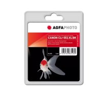 AgfaPhoto APCCLI551XLB tintes kārtridžs 1 pcs Standarta produktivitāte Foto melns