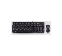 Logitech Desktop MK120 tastatūra Pele iekļauta USB QWERTY Portugāļu Melns