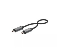 LINQ byELEMENTS LQ48029 USB kabelis 1 m USB4 Gen 2x2 USB C Melns