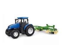 Traktors Amewi Toy Traktor mit Kreiselschwader Elektriskais dzinējs 1:24