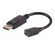 shiverpeaks ®-BASIC-S--DisplayPort 1.2 adapteris, DisplayPort vīrietis uz Mini DisplayPort sieviete, 4K, 0,2 m (BS10-01031)