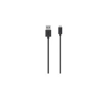 Belkin USB A - Micro-USB, 2m USB kabelis USB 2.0 Micro-USB B Melns