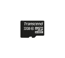 Zibatmiņa Transcend 32GB MicroSDHC Class 10 ar adapteri TS32GUSDHC10