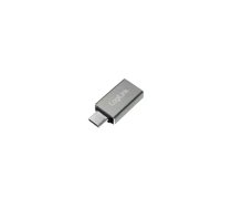 LogiLink AU0042 kabeļu spraudņu pāreja USB 3.1 type-C USB 3.0 Sudrabs