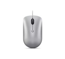 Vada peles optiskā ambidekstrālā Lenovo 540 USB Type-C, 3 DPI režīmi, pelēka, 4 pogas, kabelis 1.8 m