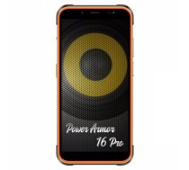 Ulefone Armor 16 Pro 15,1 cm (5.93") Divas SIM kartes Android 12 4G USB Veids-C 4 GB 64 GB 9600 mAh Melns, Oranžs