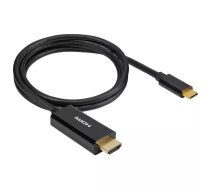 Video kabeļa adapteris Corsair CU-9000004-WW 1m USB Type-C uz HDMI melns