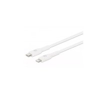 Manhattan USB-C uz Lightning kabelis 2m Balts MFi Sertificēts 480 Mbps