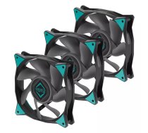 Iceberg Thermal IceGALE Xtra Datora korpusam Ventilators 12 cm Melns 3 pcs