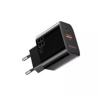 Sienas lādētājs Mcdodo CH-0922 USB + USB-C, 33W + USB-C kabelis (melns)