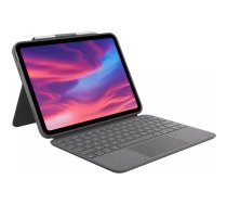 Logitech Combo Touch Pelēks Smart Connector QWERTZ Vācu