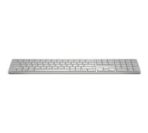 Bezvadu tastatūra HP 970 Programmable Bluetooth, sudraba, kabelis 1,2 m, mājas lietošanai