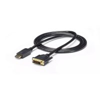 StarTech.com DP2DVI2MM6 video kabeļu aksesuārs 1,8 m DisplayPort DVI-D Melns