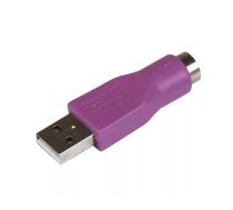 StarTech.com GC46MFKEY kabeļu spraudņu pāreja USB A PS/2 Violets