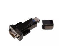 Microconnect USBADB9M kabeļu spraudņu pāreja USB 2.0 Sērijveida Melns