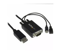 DisplayPort uz VGA adaptera kabelis ar audio StarTech DP2VGAAMM3M