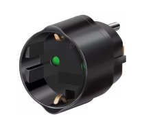 Brennenstuhl Travel Adapter strāvas adapteris & pārveidotājs Melns