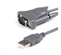 StarTech.com ICUSB232DB25 seriālais kabelis Pelēks 0,9 m USB Type-A DB-9