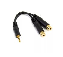 StarTech.com MUY1MFF audio kabelis 0,15 m 3.5mm 2 x 3.5mm Melns