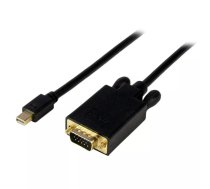 StarTech.com MDP2VGAMM6B video kabeļu aksesuārs 1,83 m mini DisplayPort VGA (D-Sub) Melns