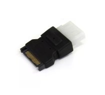 StarTech.com LP4SATAFM kabeļu spraudņu pāreja SATA (15-pin) LP4 (4-pin) Melns